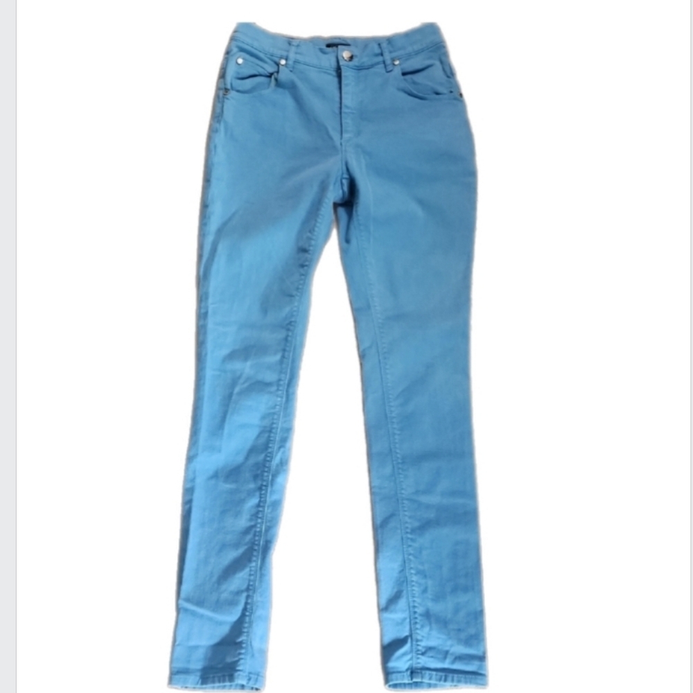 Vintage Escada Sport Light Blue Slim Pants | Designer Casual Chic